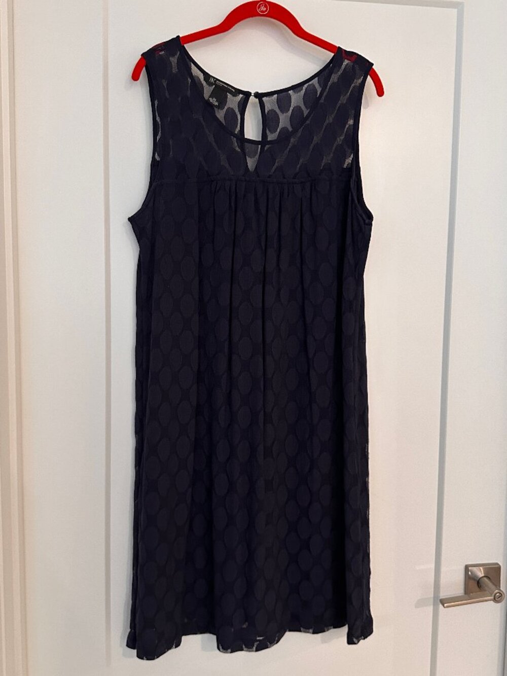 Navy INC International Concepts Woman Sleeveless Party Dress